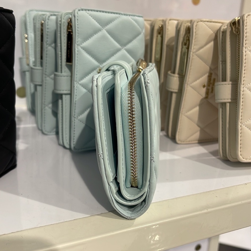 Kate Spade Carey Medium Compartment Bifold Wallet
COLOR: Turquoise - Picture 11 of 16